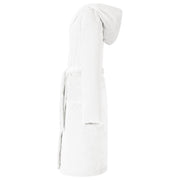 Vidaxl badjas hoodie wit xxxl flanel - afbeelding 3