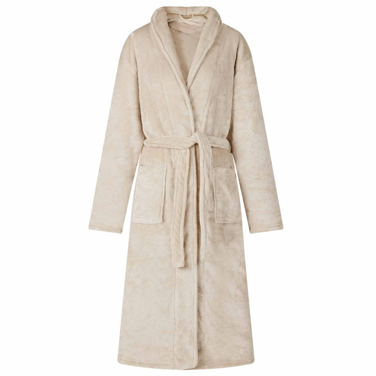 Vidaxl badjas zonder kap beige m flanel