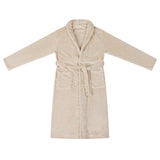 Vidaxl badjas zonder kap beige l flanel - afbeelding 2
