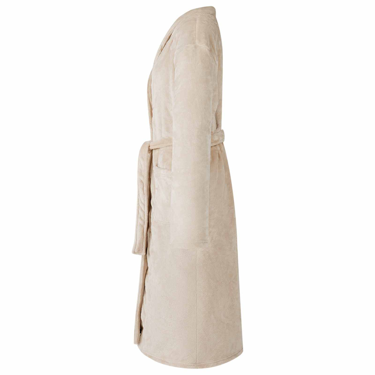 Vidaxl badjas zonder kap beige xl flanel