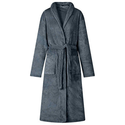 Vidaxl badjas zonder kap marineblauw s flanel