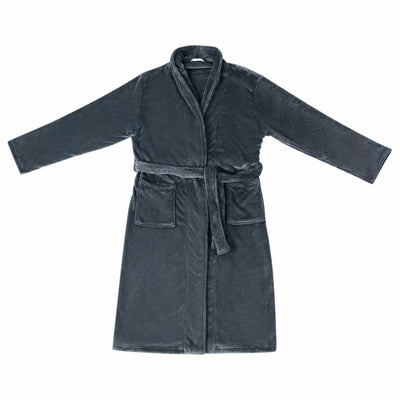 Vidaxl badjas zonder kap marineblauw s flanel