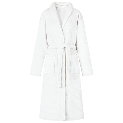 Vidaxl badjas zonder kap wit xl flanel