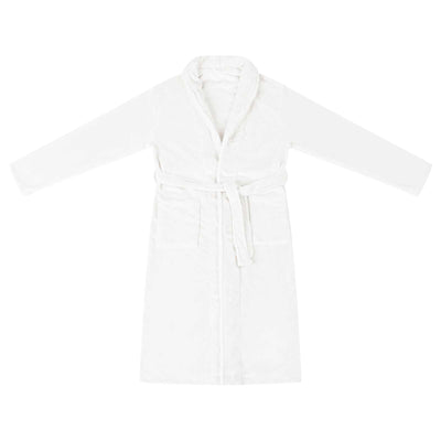 Vidaxl badjas zonder kap wit xxxl flanel