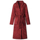 Vidaxl badjas zonder kap bordeaux rood l flanel