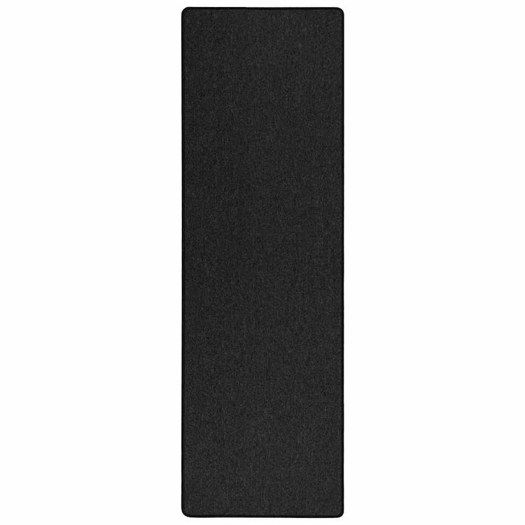 Vidaxl tapijt loper antraciet 80 x 500 cm 100% polypropyleen