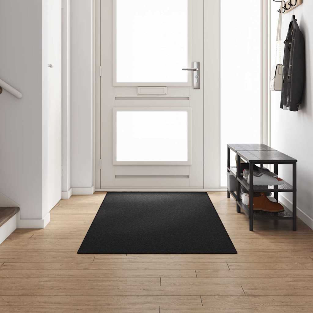 Vidaxl tapijt loper antraciet 100 x 300 cm 100% polypropyleen