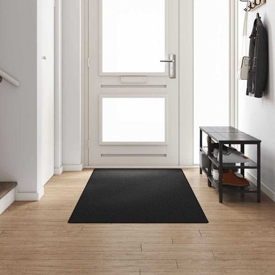 Vidaxl tapijt loper antraciet 100 x 300 cm 100% polypropyleen