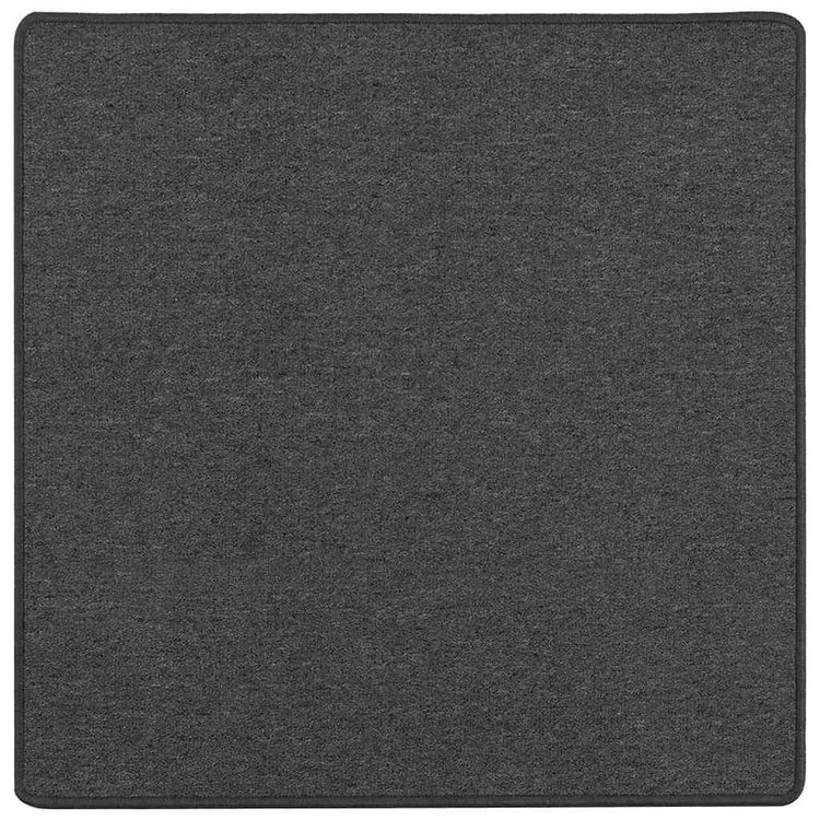 Vidaxl tapijt loper donkergrijs 100 x 100 cm 100% polypropyleen