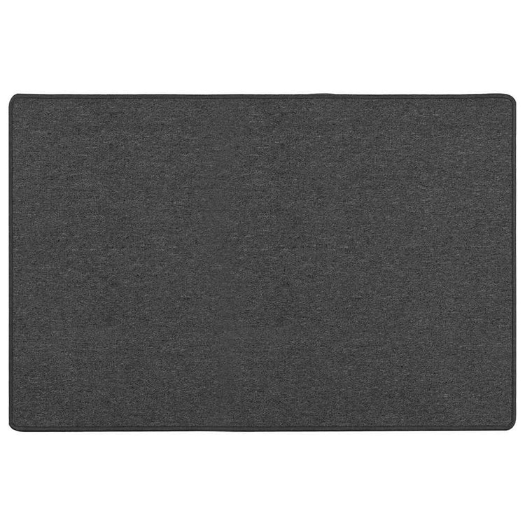 Vidaxl tapijt loper donkergrijs 100 x 150 cm 100% polypropyleen