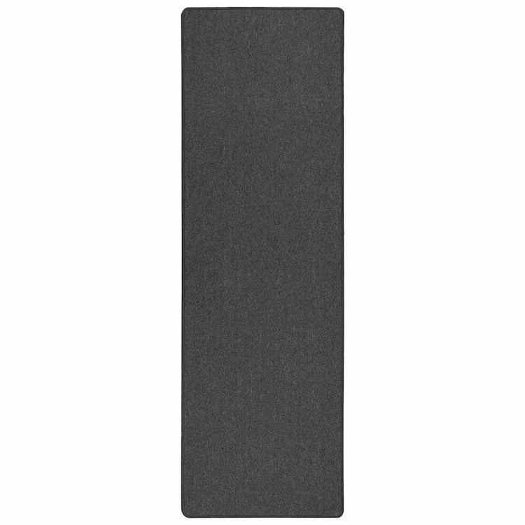 Vidaxl tapijt loper donkergrijs 100 x 250 cm 100% polypropyleen