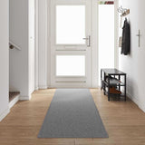 Vidaxl tapijt loper lichtgrijs 80 x 500 cm 100% polypropyleen - afbeelding 1