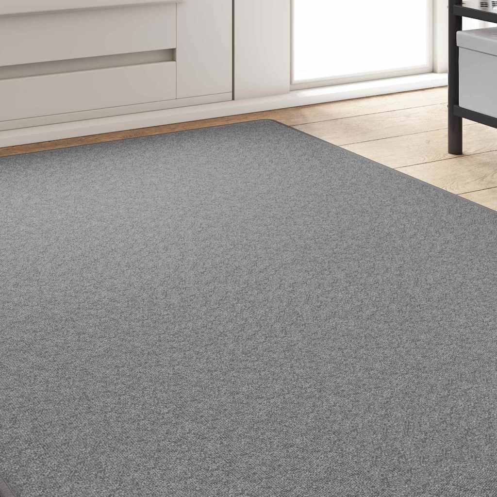 Vidaxl tapijt loper lichtgrijs 100 x 250 cm 100% polypropyleen