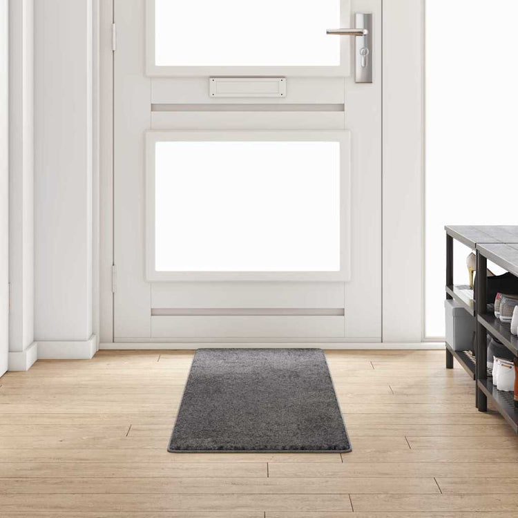 Vidaxl tapijt loper grijs 50 x 200 cm 100% polypropylene tuft