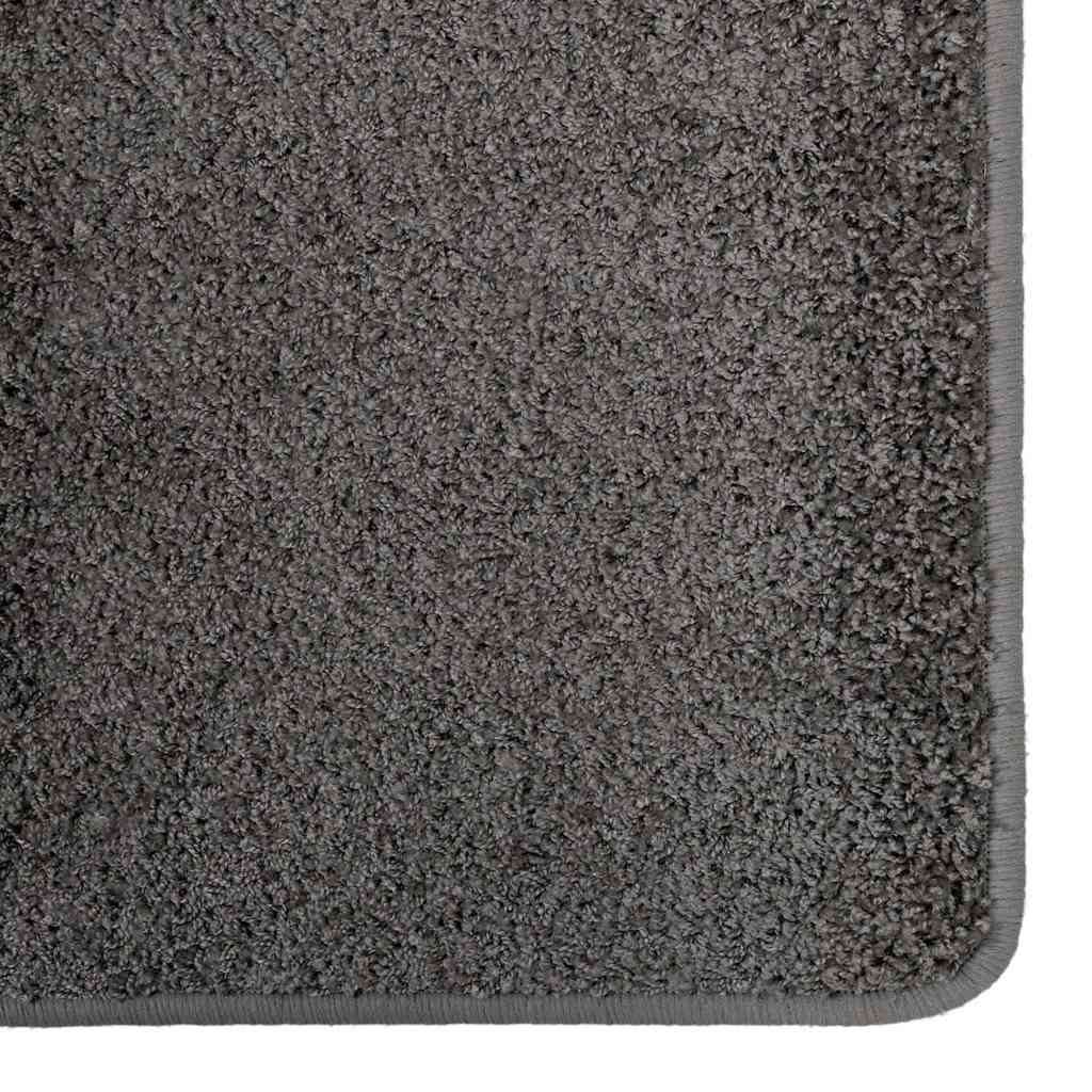 Vidaxl tapijt loper grijs 80 x 300 cm 100% polypropylene tuft