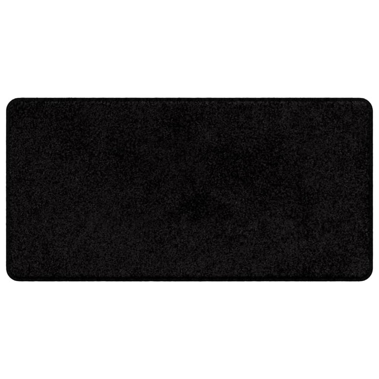 Vidaxl tapijt loper zwart 50 x 100 cm 100% polypropylene tuft