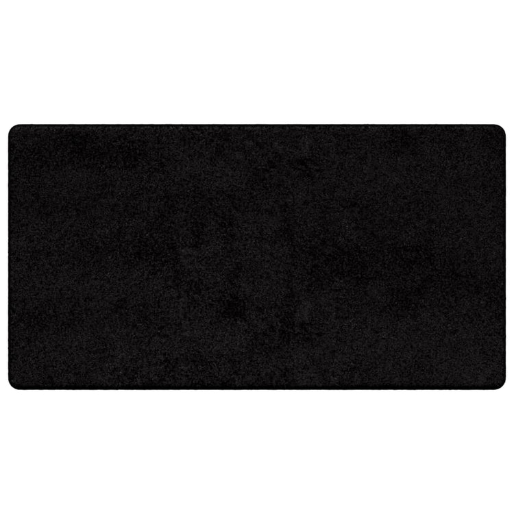 Vidaxl tapijt loper zwart 80 x 150 cm 100% polypropylene tuft