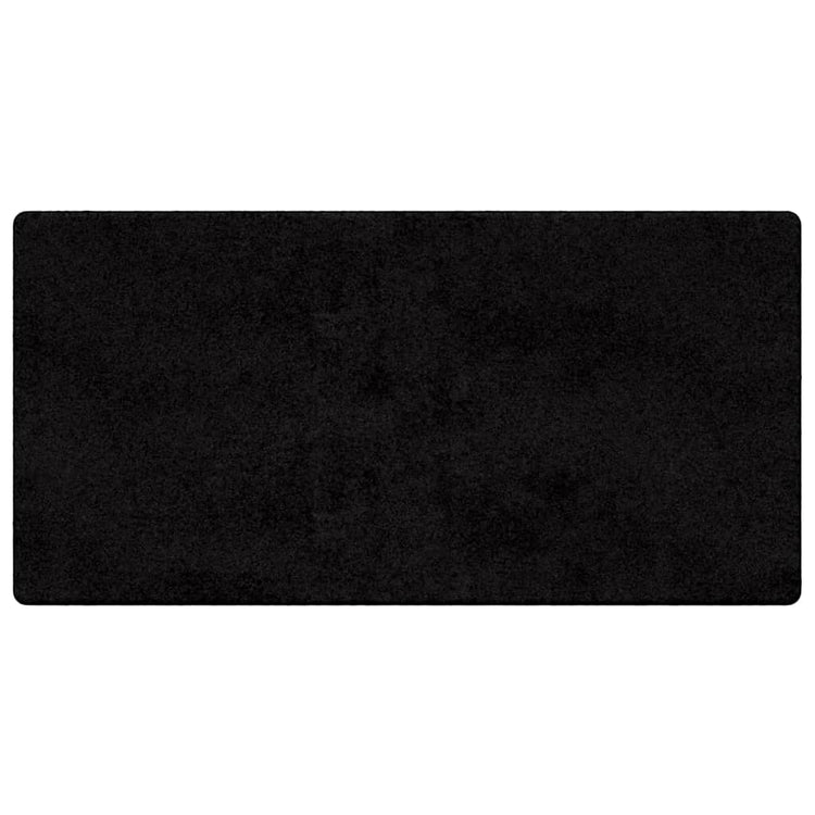 Vidaxl tapijt loper zwart 100 x 200 cm 100% polypropylene tuft