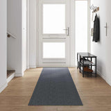 Vidaxl tapijt loper grijs 80 x 500 cm stof - afbeelding 1