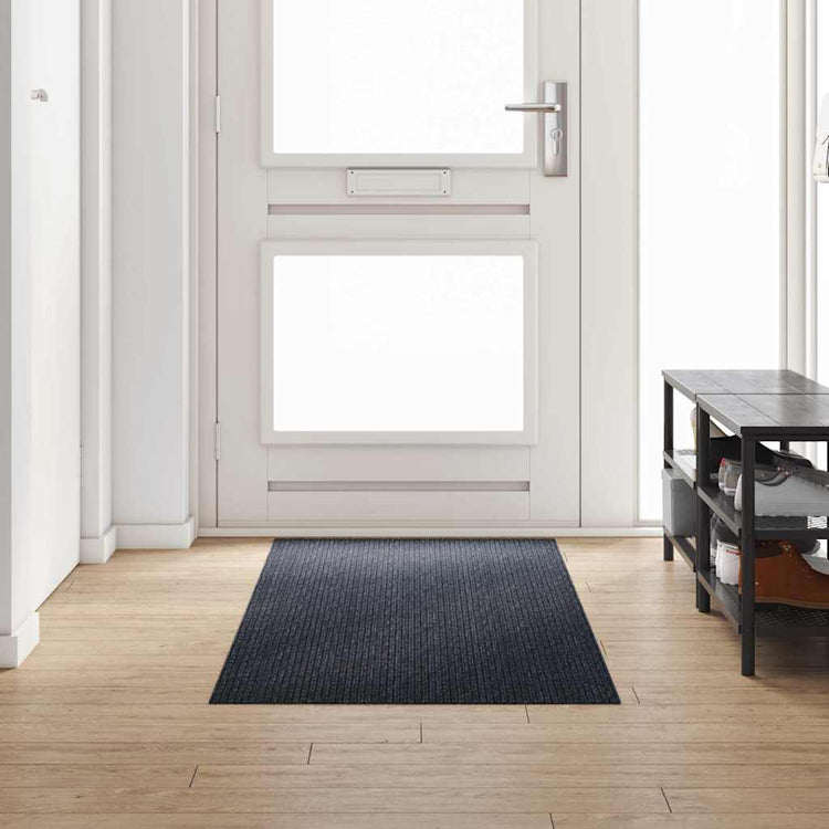 Vidaxl tapijt loper antraciet 80 x 250 cm stof