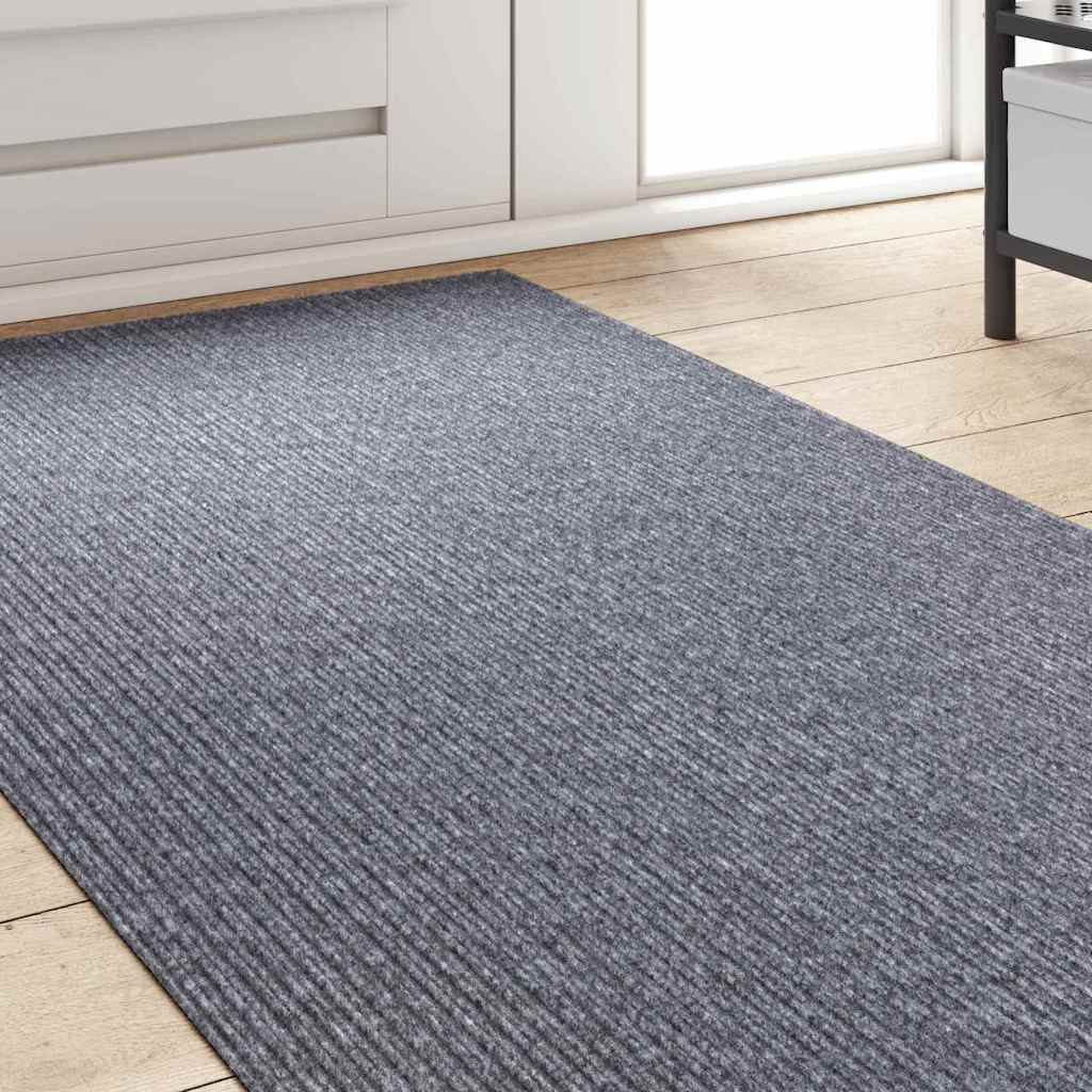 Vidaxl tapijt loper lichtgrijs 80 x 200 cm stof