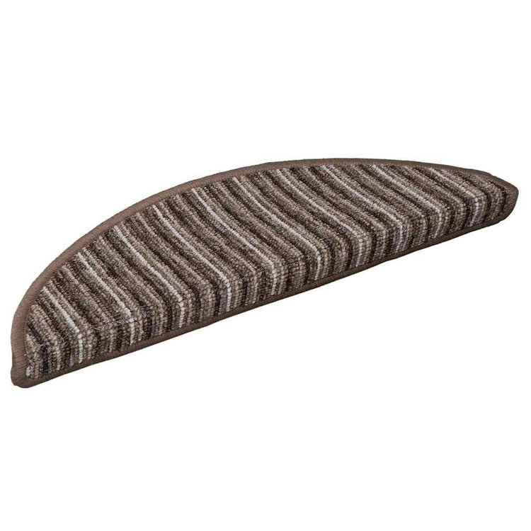 Vidaxl zelfklevende trapmatten 15 st 56 x 17 x 3 cm non-slip bruin
