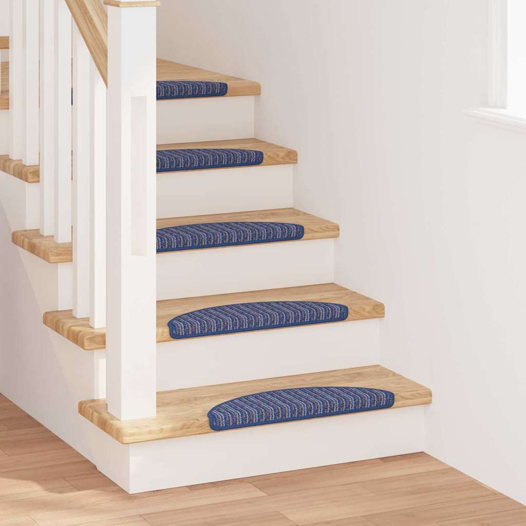 Vidaxl zelfklevende trapmatten 15 st 56 x 17 x 3 cm non-slip blauw