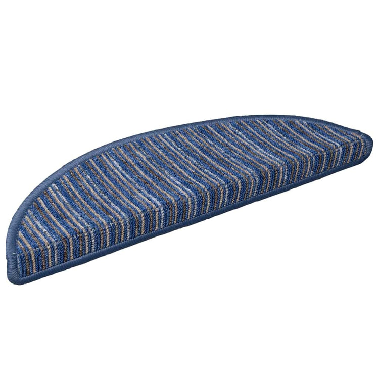 Vidaxl zelfklevende trapmatten 15 st 56 x 17 x 3 cm non-slip blauw