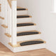 Vidaxl zelfklevende trapmatten 15 st 65 x 21 x 4 cm non-slip antraciet