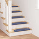 Vidaxl zelfklevende trapmatten 15 st 65 x 21 x 4 cm non-slip blauw