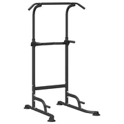 Vidaxl kracht toren dip station zwart 102 x 95 x 210 cm - afbeelding 1