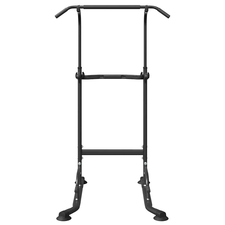 Vidaxl kracht toren dip station zwart 102 x 95 x 210 cm