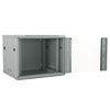Vidaxl netwerk kabinet met opslag grijs 60 x 60 x 50 cm staal