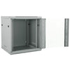 Vidaxl netwerk kabinet met opslag grijs 60 x 45 x 65 cm staal