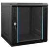 Vidaxl netwerk kabinet met opslag zwart 53 x 60 x 60 cm staal