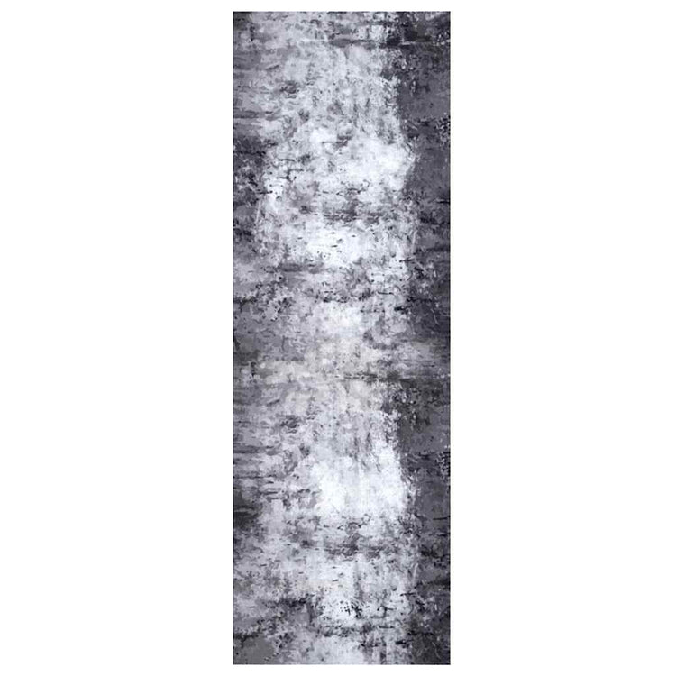 Vidaxl keuken vloerkleed grijs 180 x 60 cm fluweel