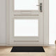 Vidaxl deurmat zwart 60 x 80 x 1.2 cm teddy stof