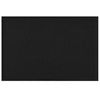 Vidaxl deurmat zwart 60 x 40 x 1.2 cm teddy stof