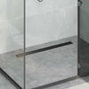 Vidaxl doucheafvoer 2-in-1 met 360° sifon zwart 80 cm