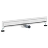 Vidaxl wandgemonteerde douche afvoer zilver 80 cm roestvrij staal 304