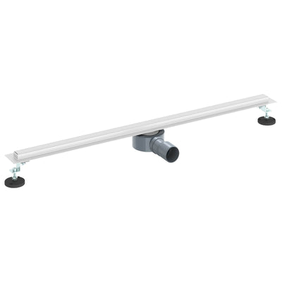 Vidaxl 360° doucheafvoer met slank model zilver 90 cm