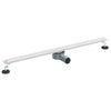 Vidaxl 360° doucheafvoer met slank model zilver 90 cm