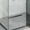 Vidaxl doucheafvoer 2-in-1 met 360° sifon zwart 60 cm