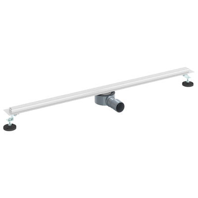 Vidaxl 360° doucheafvoer met slank model zilver 100 cm