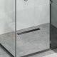 Vidaxl doucheafvoer 2-in-1 met 360° sifon zwart 50 cm