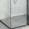 Vidaxl wandgemonteerde douche afvoer zilver 90 cm roestvrij staal 304