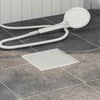 Vidaxl 2 in 1 doucheafvoer zilver 20 x 20 cm roestvrij staal 304