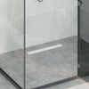 Vidaxl 2 in 1 doucheafvoer zilver 50 cm roestvrij staal 304