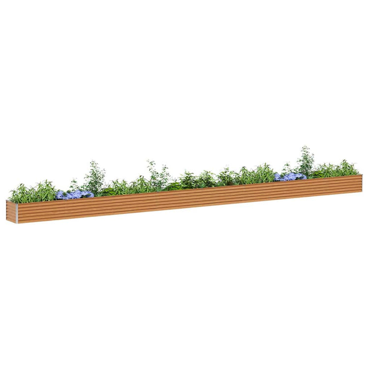 Vidaxl verhoogde plantenbak licht bruin 775 x 50 x 36 cm