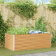 Vidaxl verhoogde plantenbak licht bruin 195 x 100 x 68 cm